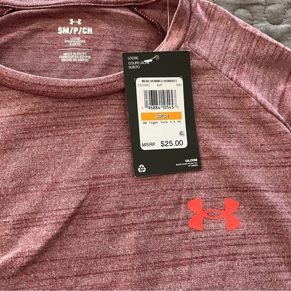 Under Armour Men’s Short Sleeve Small Shirt - Picture 3 of 4